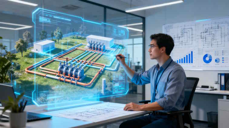 Процесс проектирования тепловой сети