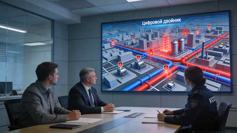 Цифровой двойник системы теплоснабжения